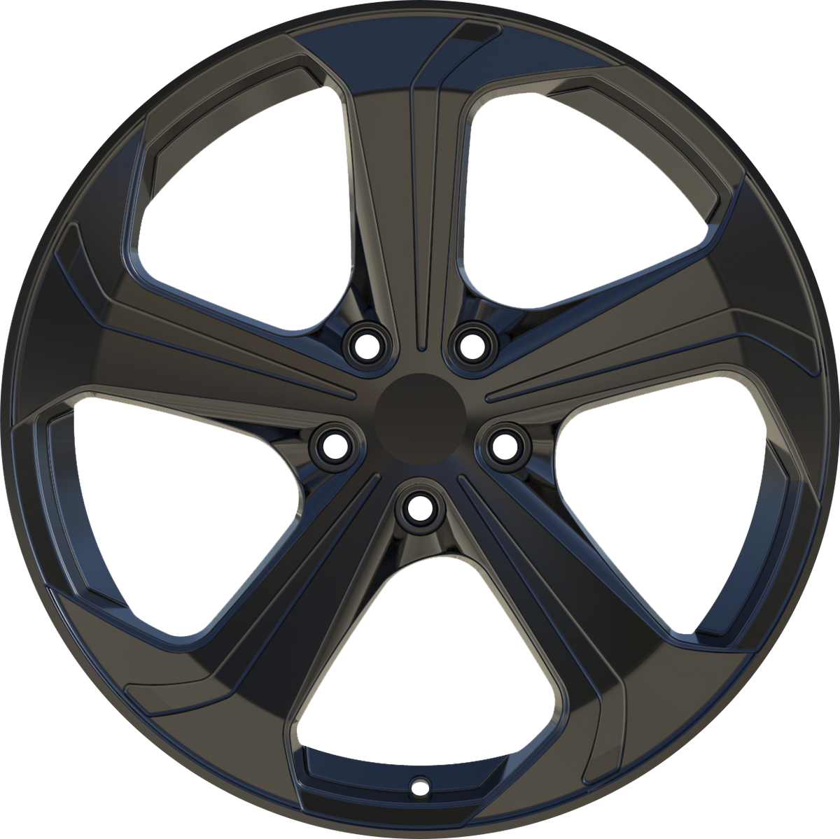 YKW Replica MF8 Gloss Black 18x8 +40 5x114.3mm 64.1mm - Wheelwiz