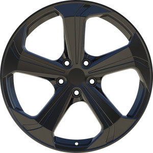 YKW Replica MF8 Gloss Black 18x8 +40 5x114.3mm 64.1mm - Wheelwiz