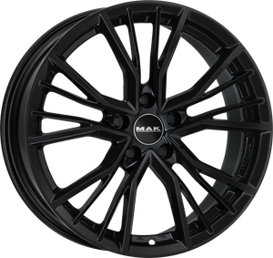 MAK Union Gloss Black 20x8 +45 5x112mm 57.1mm - Wheelwiz