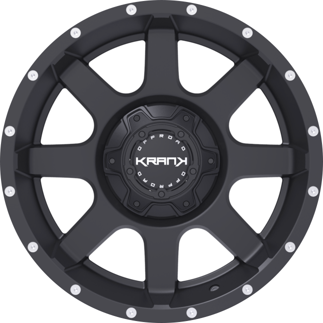 Krank Slick Satin Black 18x9 0 5x127|5x139.7mm 77.8mm - Wheelwiz