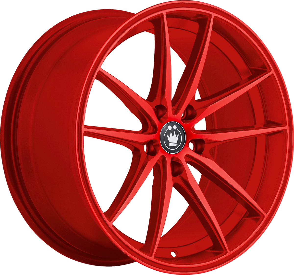 Konig Oversteer Gloss Red 18x9 +22 5x114.3mm 73.1mm - Wheelwiz