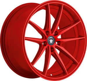 Konig Oversteer Gloss Red 18x8 +45 5x114.3mm 73.1mm - WheelWiz