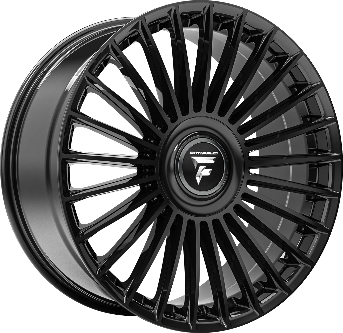 Fittipaldi FS370 Gloss Black 22x9.5 +25 6x135|6x139.7mm 106.2mm - Wheelwiz