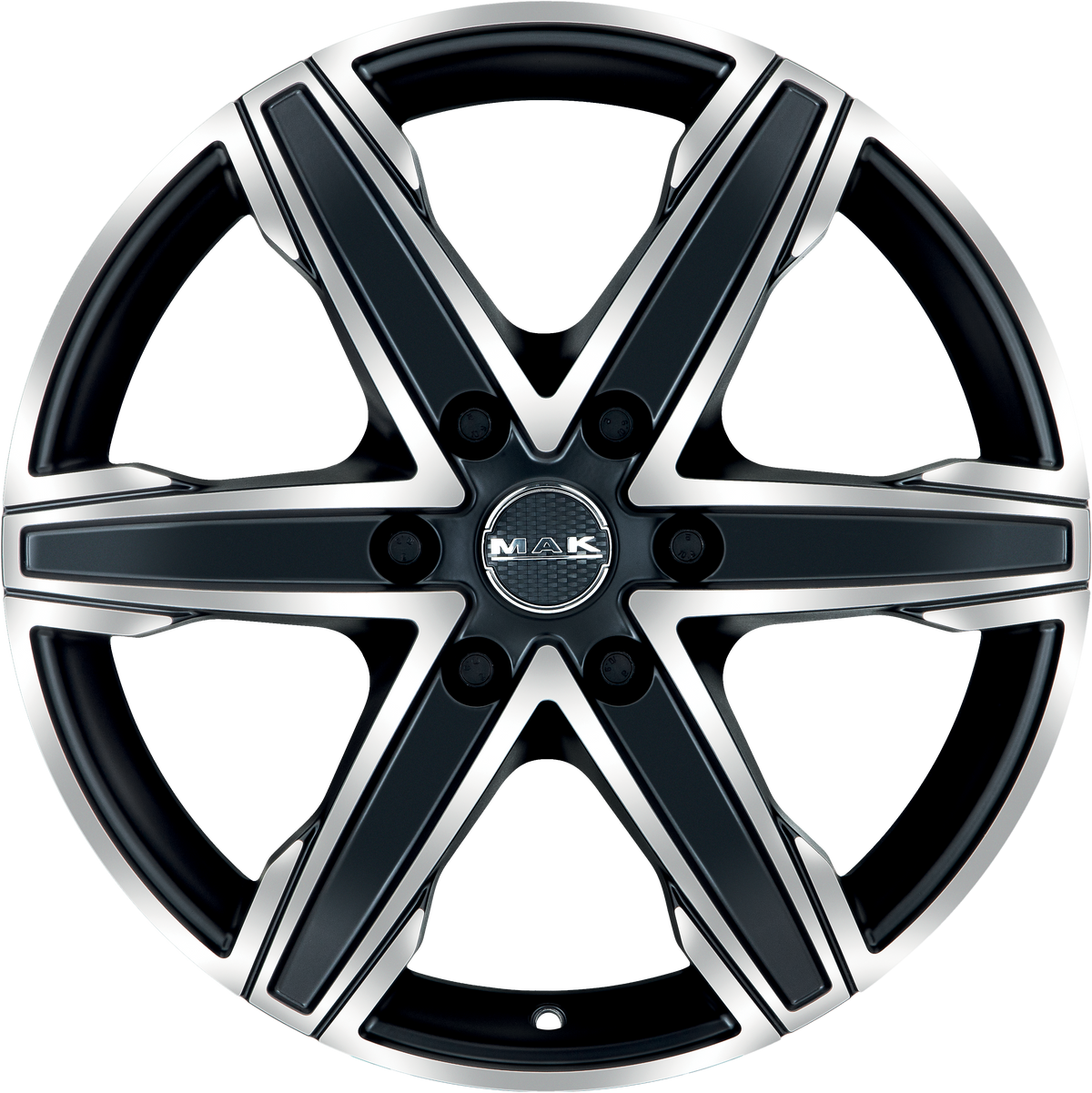 MAK King6 Ice Black 16x6.5 +62 6x130mm 84.1mm - Wheelwiz