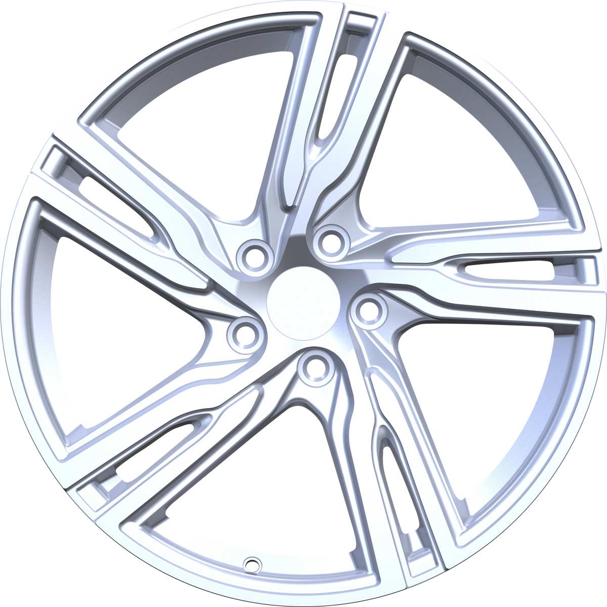 YKW Replica MF16 Silver 18x8 +42 5x108mm 63.4mm - Wheelwiz