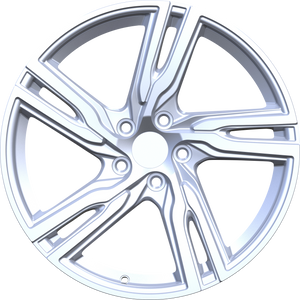 YKW Replica MF16 Silver 18x8 +42 5x108mm 63.4mm - Wheelwiz