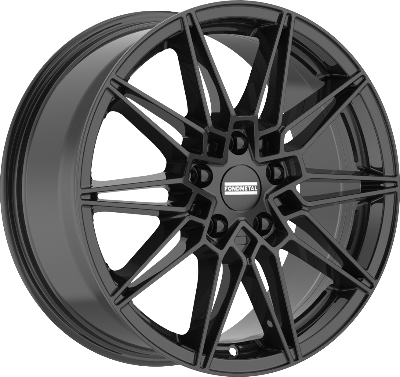 Fondmetal Thoe Gloss Black 19x8 +26 5x112mm 66.5mm - Wheelwiz