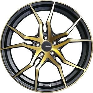 Advanti Hydra Matte Black w/ Machined Bronze Face 18x8 +45 5x108mm 73.1mm - Wheelwiz