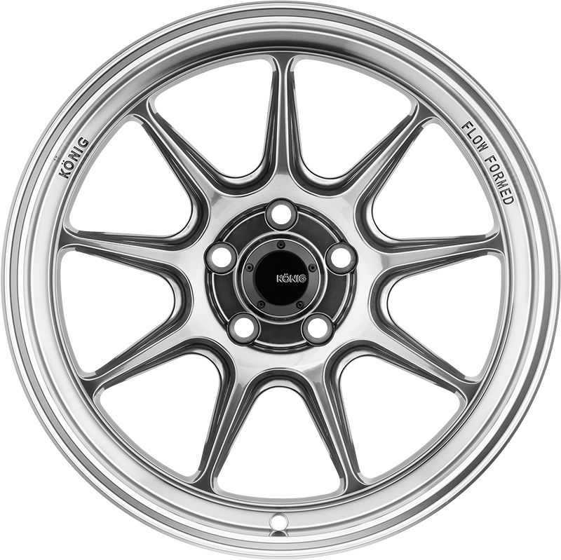 Konig Countergram Chrome Hyper Chrome W/ Machined Lip 19x8.5 +35 5x114.3mm 73.1mm - Wheelwiz