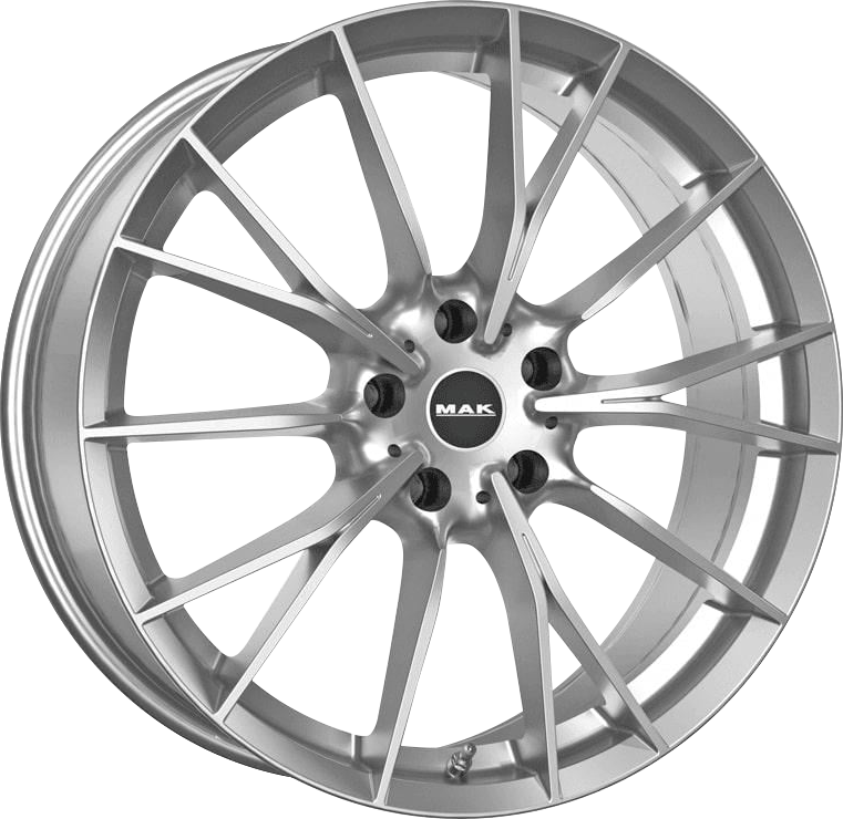 MAK FABRIK-D Silver 20x9 +35 5x120mm 72.6mm - Wheelwiz