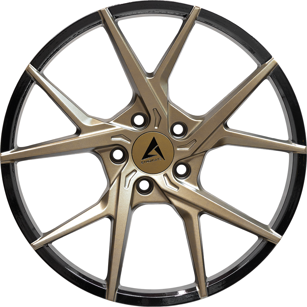 Armed Wheels Phantom Matte Bronze + Black Barrel 20x8.5 +30 5x127mm 74.1mm - Wheelwiz
