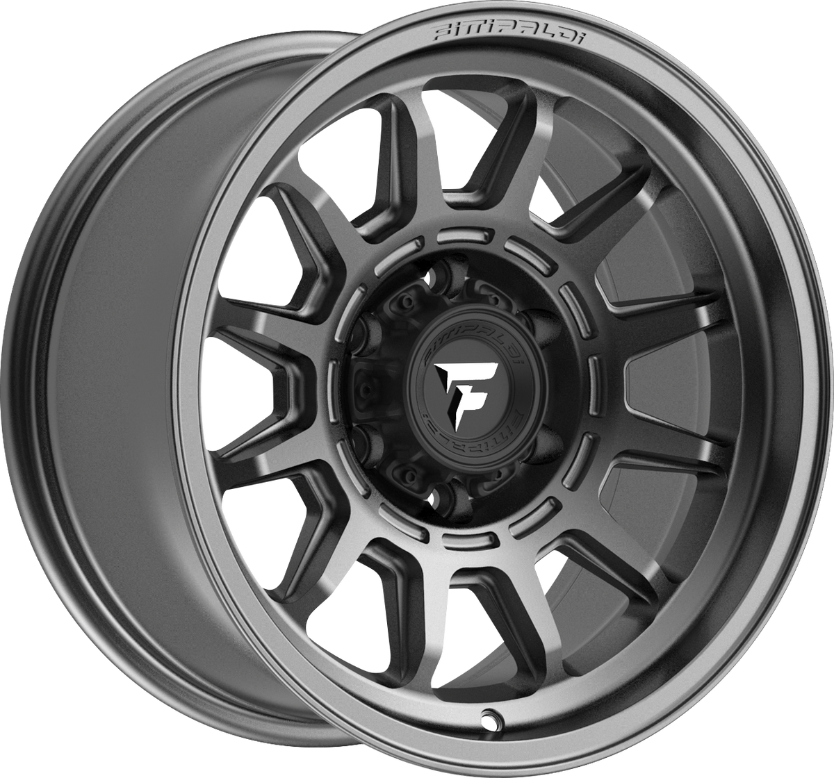 Fittipaldi FT102A Satin Anthracite 17x8.5 0 6x139.7mm 106.2mm - Wheelwiz