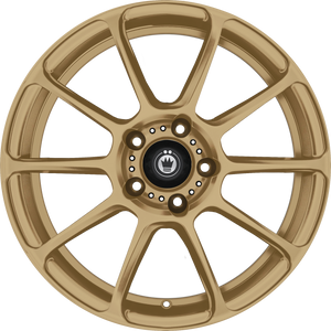 Konig Runlite Gold 17x7.5 +45 5x114.3mm 73.1mm - WheelWiz