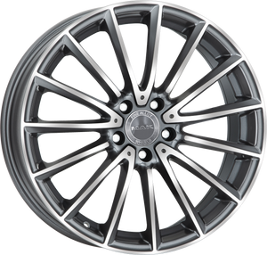 MAK Komet Gunmetal w/ Mirror Face 18x9 +33 5x112mm 66.6mm