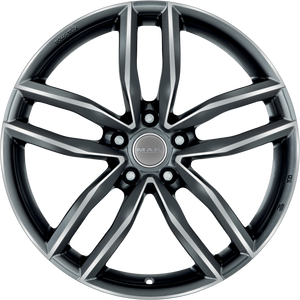 MAK Sarthe Gunmetal w/ Mirror Face 19x8 +50 5x112mm 57.1mm