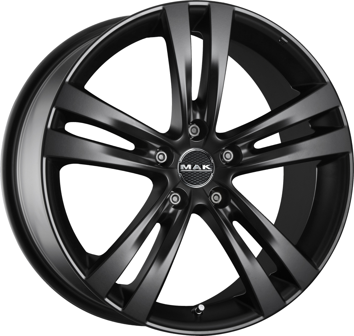 MAK ZENITH Matte Black 14x5.5 +35 5x114.3mm 76mm - Wheelwiz