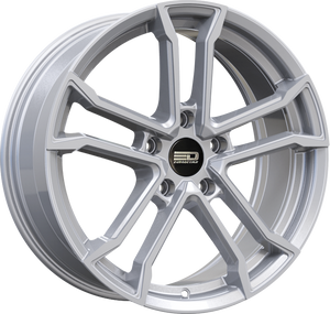 Euro Design Monaco Hyper Silver 18x8 +42 5x108mm 63.4mm - WheelWiz