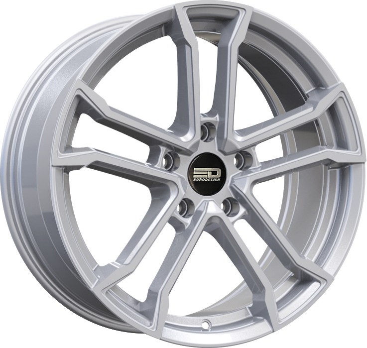 Euro Design Monaco Hyper Silver 17x7.5 +35 5x112mm 66.5mm - Wheelwiz