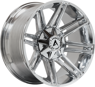Armed Wheels Chopper Full Polished 22x10 -18 Custom 125.1mm