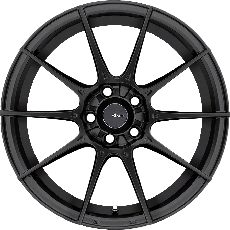 Advanti Storm S1 Matte Black 17x8 +45 5x120mm 74.1mm - Wheelwiz