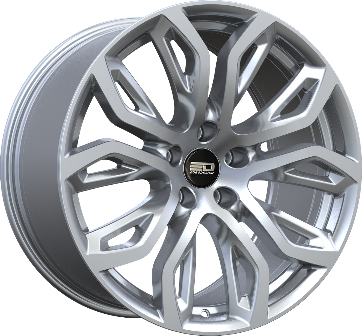 Euro Design Tillman Hyper Silver 20x10 +40 5x120mm 74.1mm - WheelWiz