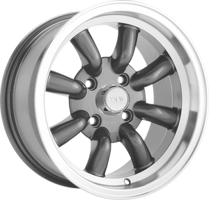 Konig Rewind Graphite W/ Machined Lip 15x7 0 4x114.3mm 73.1mm - Wheelwiz