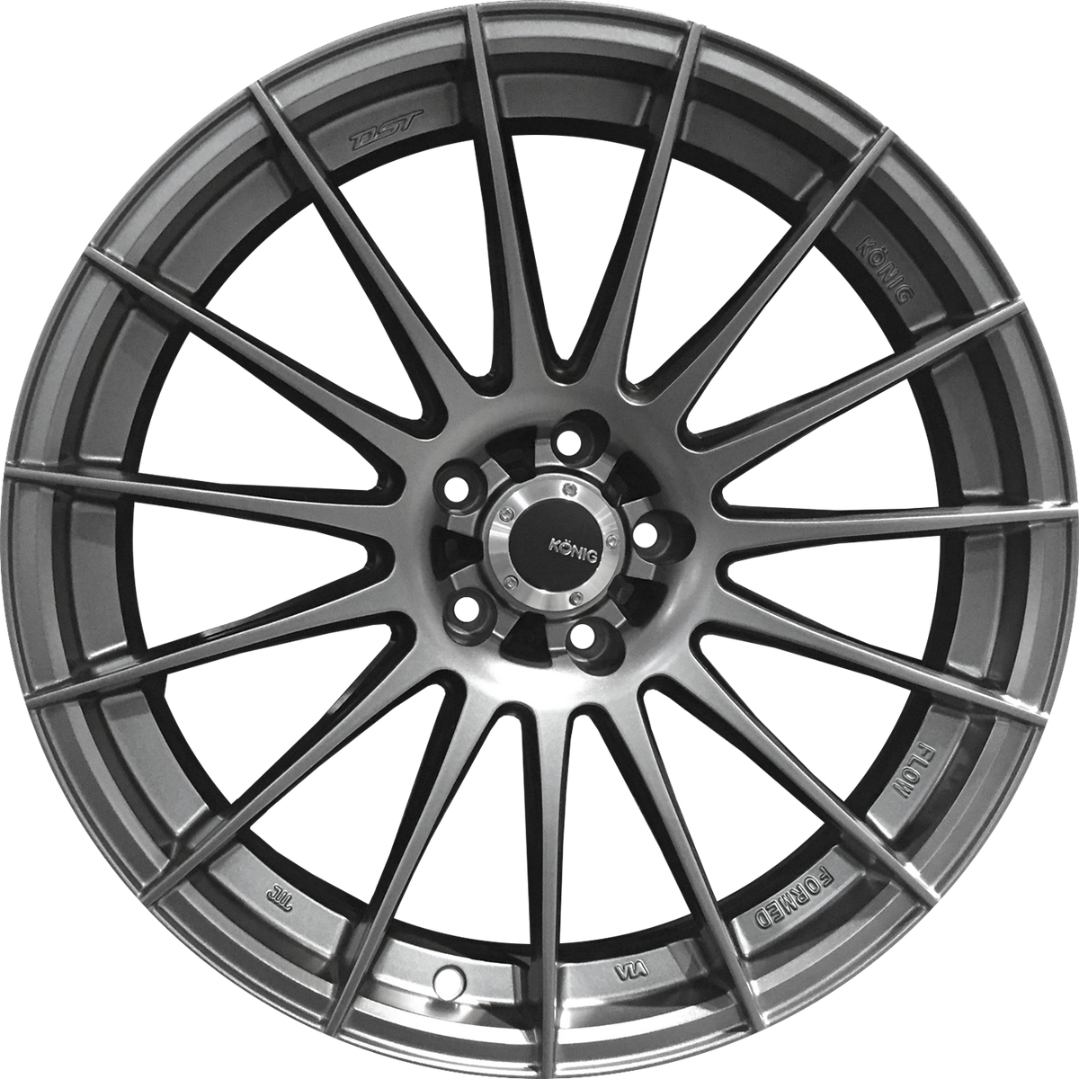 Konig Rennform Matte Grey 18x9 +45 5x112mm 66.56mm - Wheelwiz