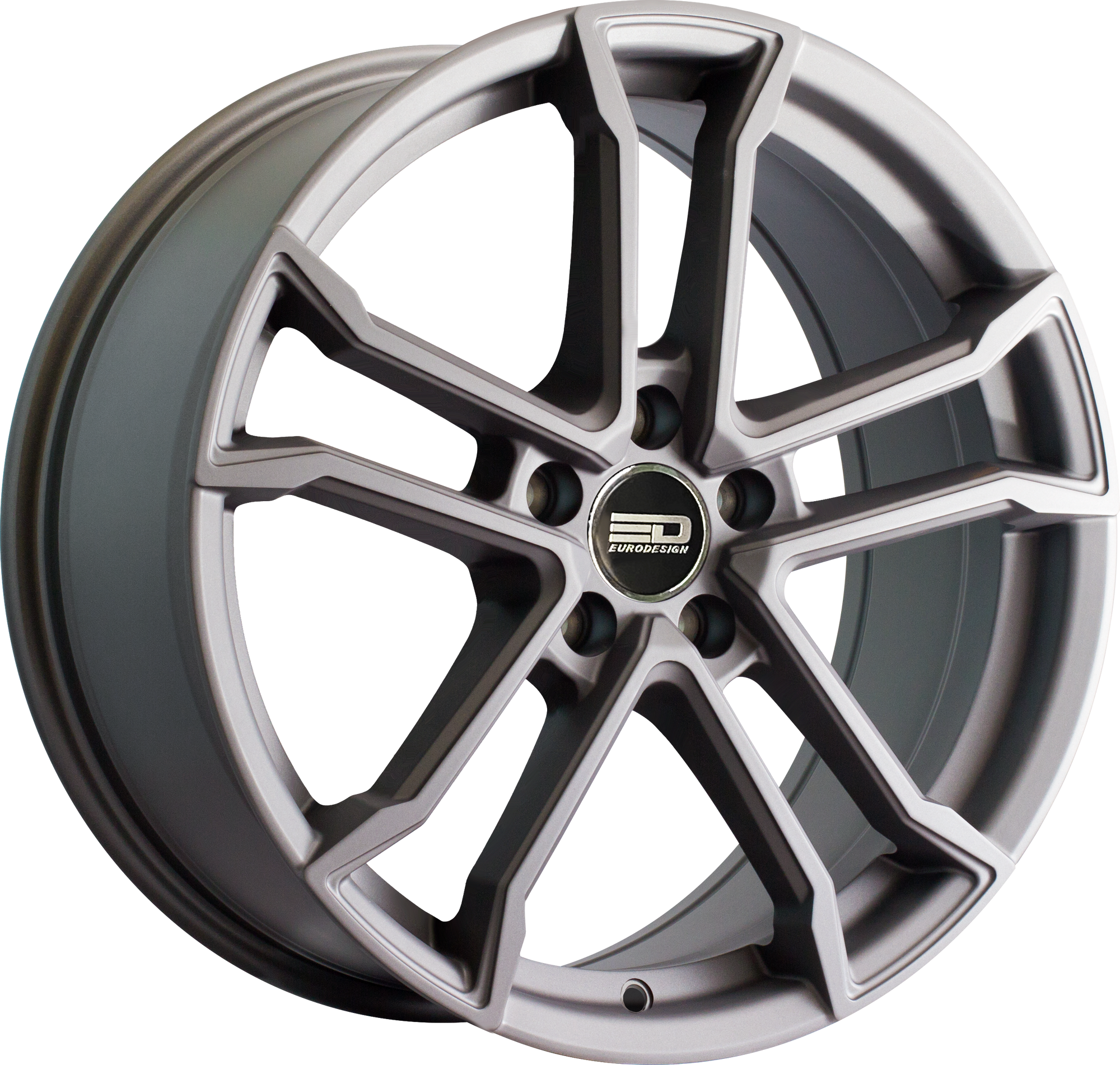 Euro Design Monaco Matte Gunmetal 17x7.5 +35 5x112mm 66.5mm