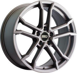 Euro Design Monaco Matte Gunmetal 17x7.5 +35 5x112mm 66.5mm