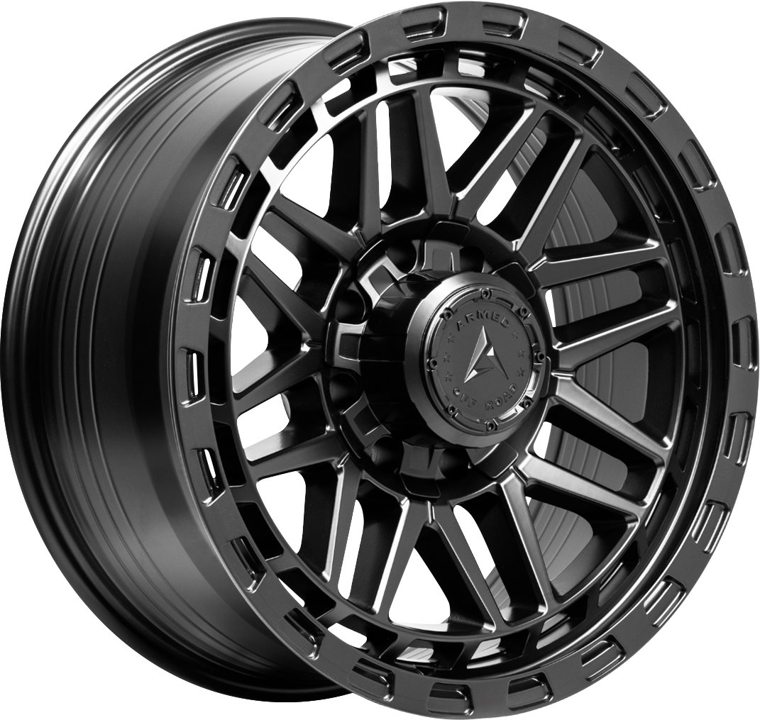 Armed Wheels Tank Full Matte Black 20x9 +12 8x165.1mm 125.1mm - Wheelwiz