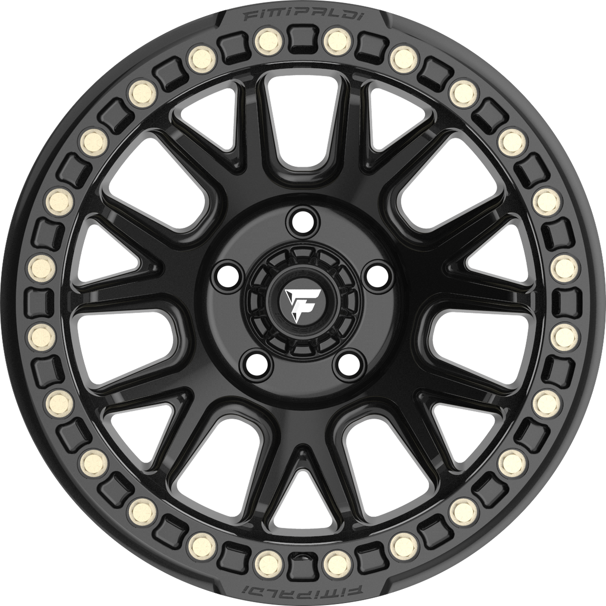 Fittipaldi FB151B Satin Black 17x9 -38 6x139.7mm 106.2mm - Wheelwiz