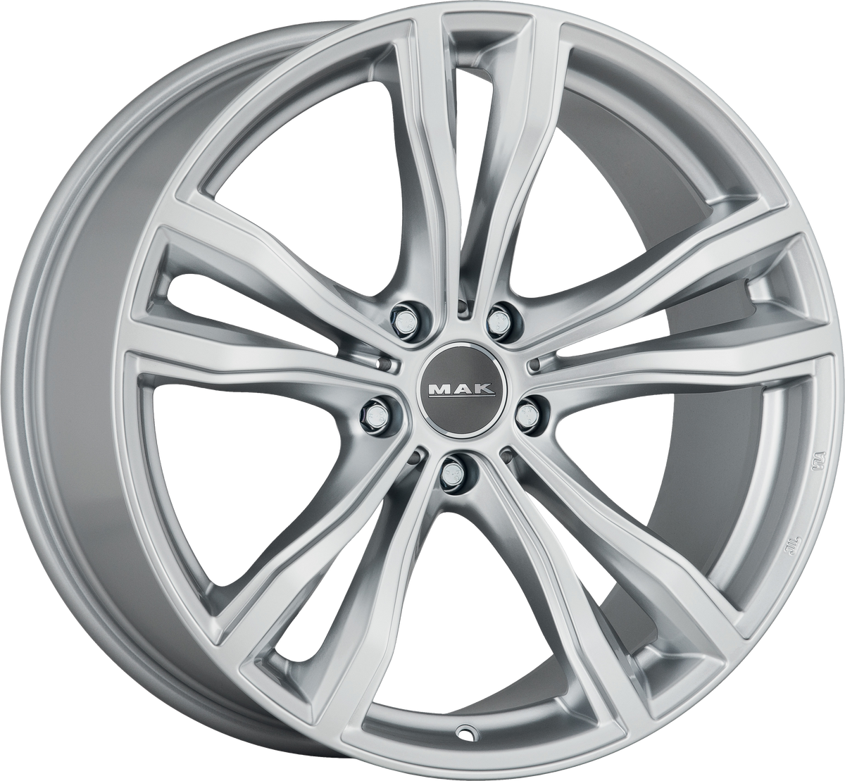 MAK X-MODE Silver 21x10 +50 5x112mm 66.6mm - Wheelwiz