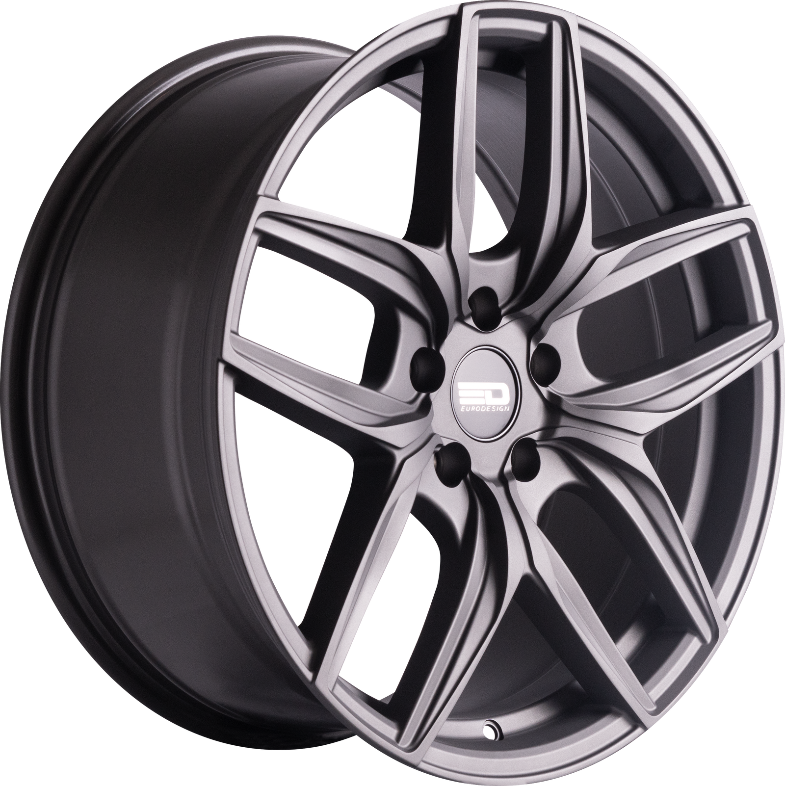 Euro Design Forza Matte Gunmetal 19x8.5 +35 5x114.3mm 60.1mm
