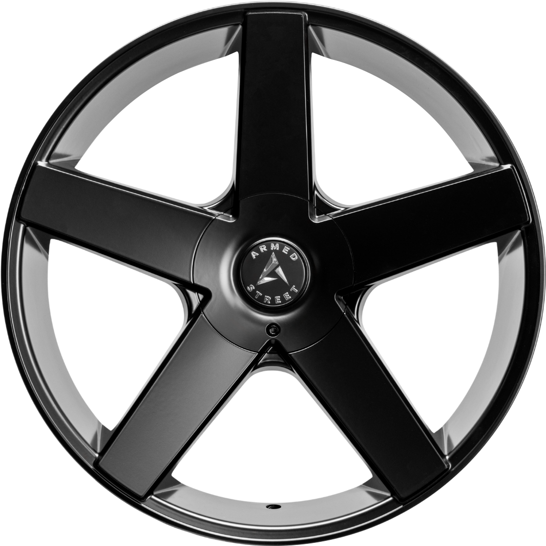 Armed Wheels Hustler Matte Black 22x9.5 +25 6x135mm 87.1mm - Wheelwiz