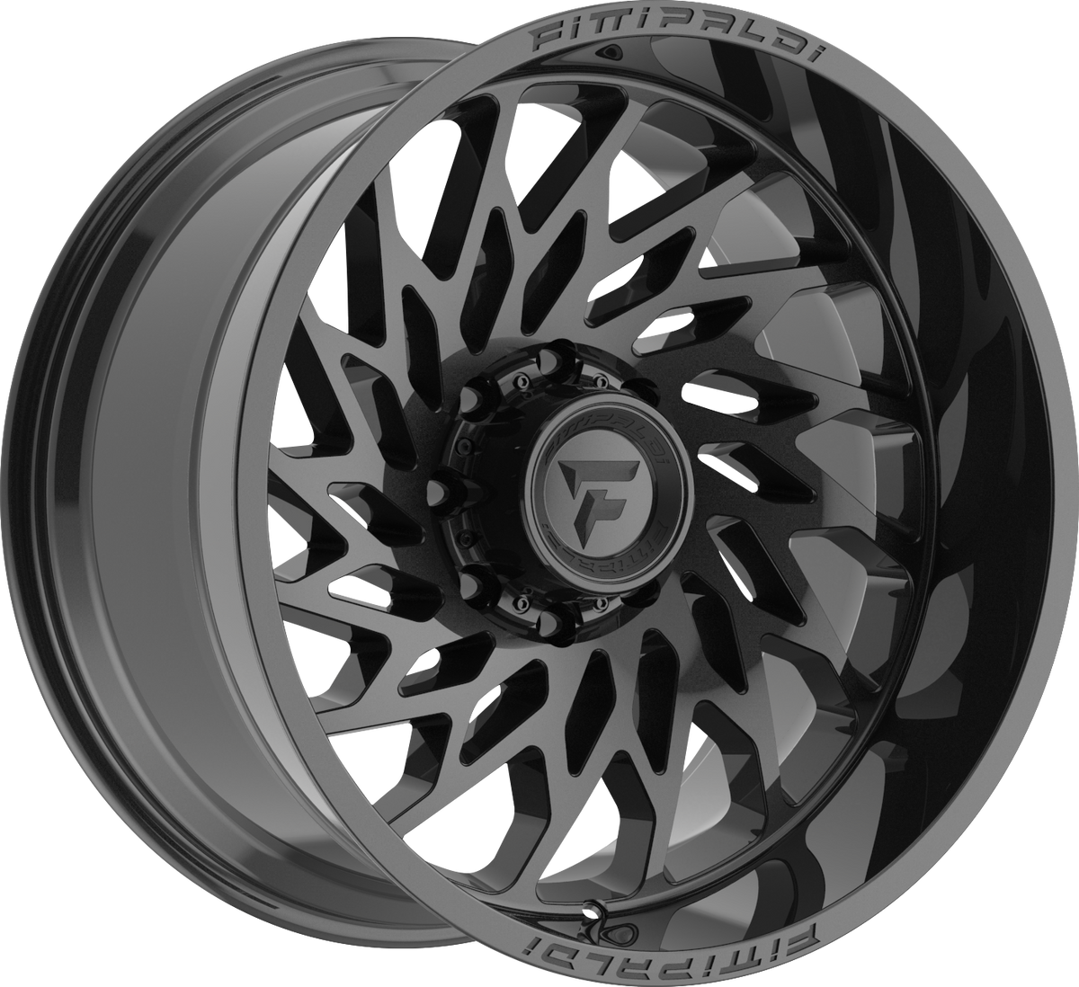 Fittipaldi FA20B Gloss Black 22x12 -44 8x165.1mm 125.2mm - Wheelwiz