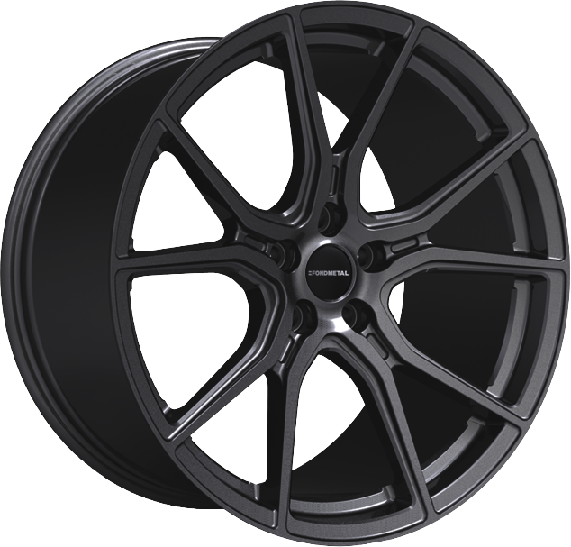Fondmetal STC45 Matte Black 20x10.5 +45 5x114.3mm 70.4mm - Wheelwiz
