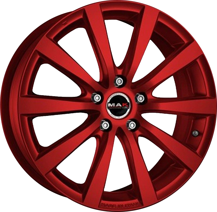 MAK IGUAN Gloss Red 14x5.5 +41 4x100mm 57.1mm - Wheelwiz