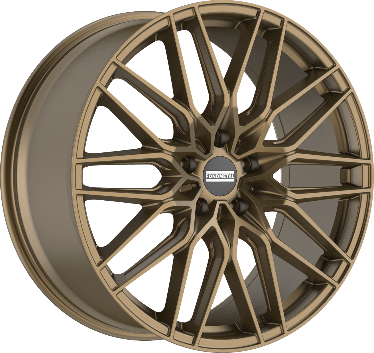 Fondmetal Cratos Matte Bronze 22x11.5 +41 5x112mm 66.5mm - Wheelwiz