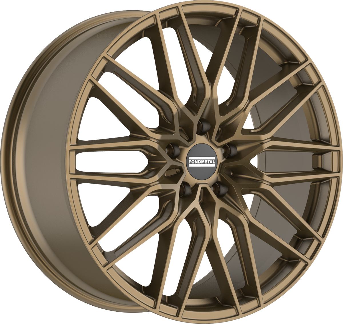 Fondmetal Cratos Matte Bronze 22x10 +31 5x112mm 66.5mm - Wheelwiz