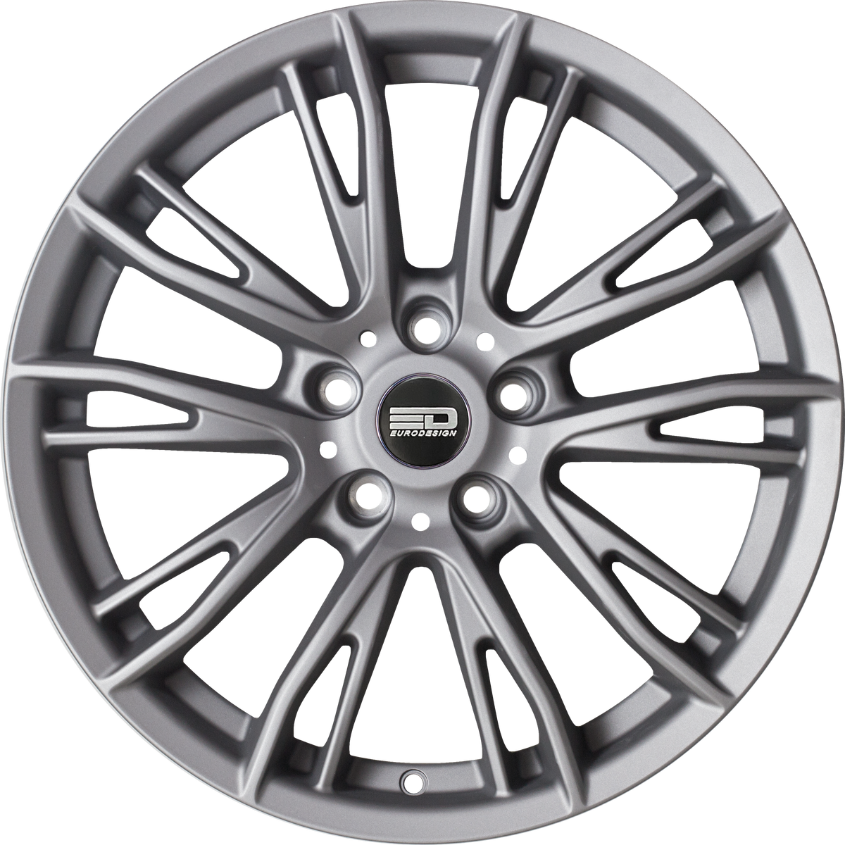 Euro Design Venice Matte Gunmetal 18x8 +35 5x120mm 72.6mm - Wheelwiz
