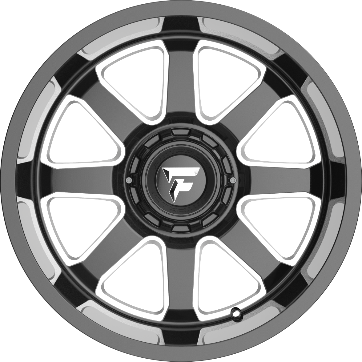 Fittipaldi FA16 Gloss Black Milled 22x12 -51 5x150|5x139.7mm 110.2mm - Wheelwiz
