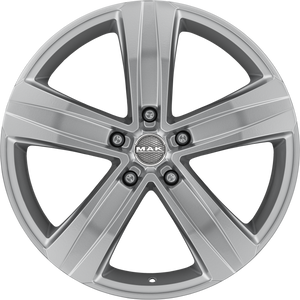 MAK Stone5 Silver 17x7 +42 5x114.3mm 66.1mm