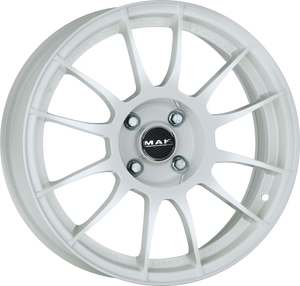 MAK XLR Gloss White 17x7 +35 5x114.3mm 76mm