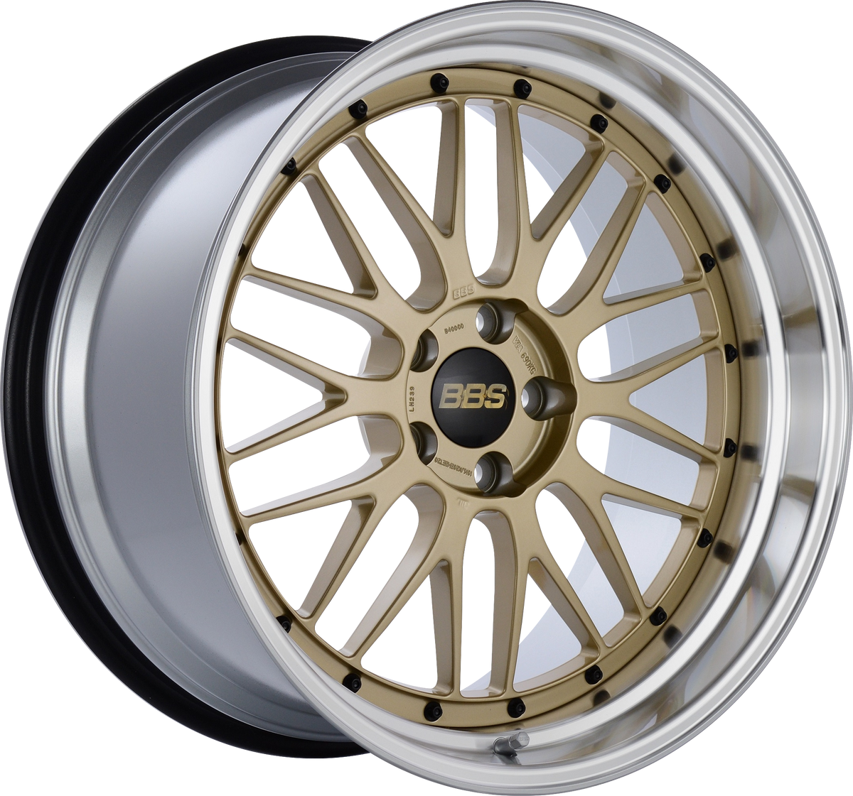 BBS LM 18x9 +42 5x114.3 PFS GOLD POLISHED