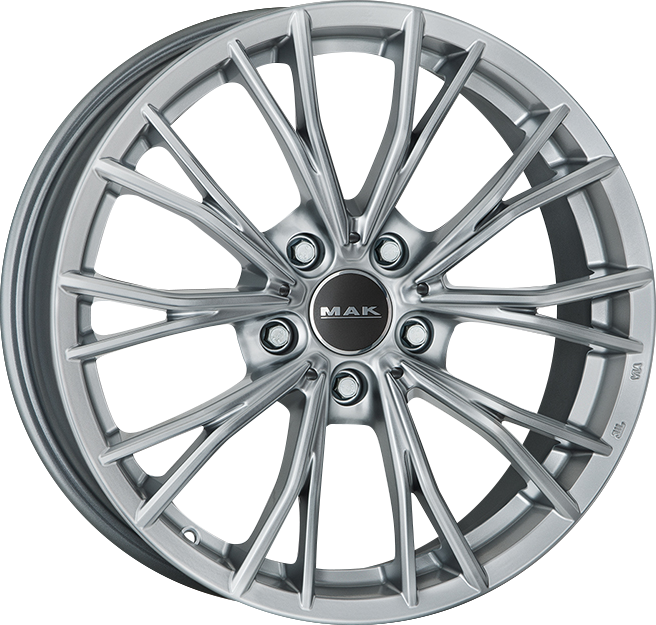 MAK MARK Silver 18x8 +30 5x120mm 72.6mm - Wheelwiz