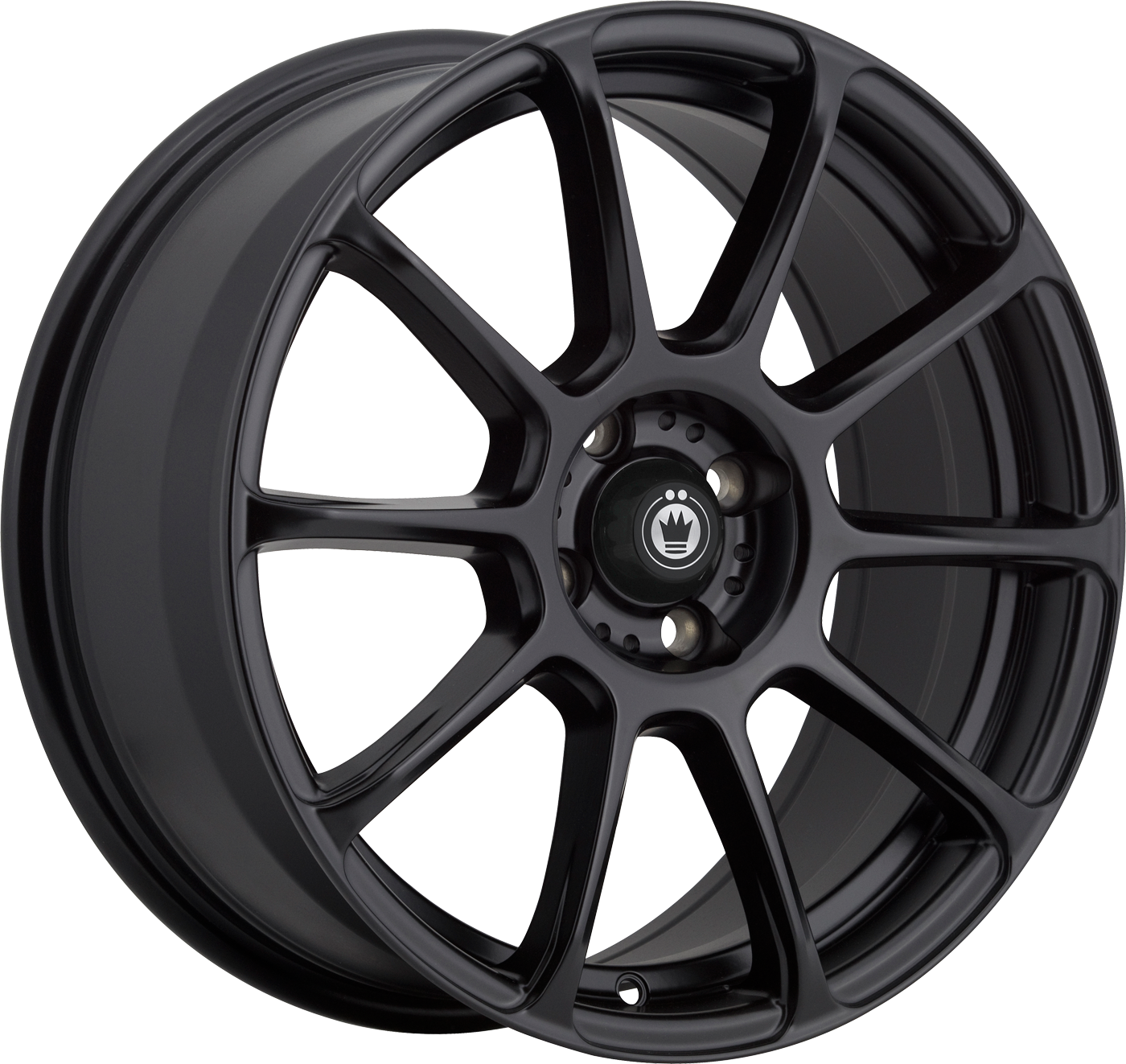 Konig Runlite Matte Black 16x7.5 +45 4x100mm 73.1mm - Wheelwiz