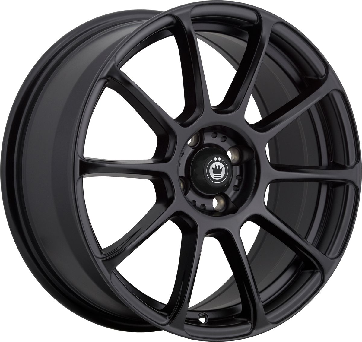 Konig Runlite Matte Black 17x7.5 +45 5x114.3mm 73.1mm - Wheelwiz