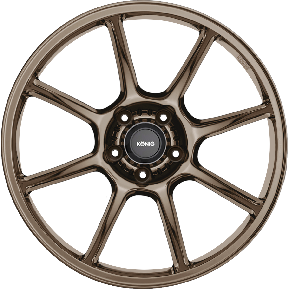 Konig Lockout Matte Bronze 18x8.5 +35 5x114.3mm 73.1mm - Wheelwiz