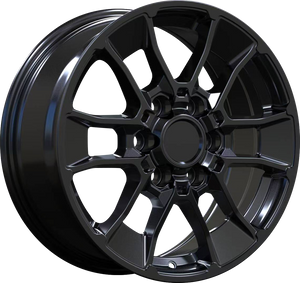 YKW Replica MF28 Gloss Black 18x8 +50 6x139.7mm 95.1mm - Wheelwiz