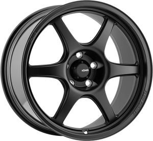 Konig Hexaform Matte Black 17x9.5 +20 5x114.3mm 73.1mm - WheelWiz